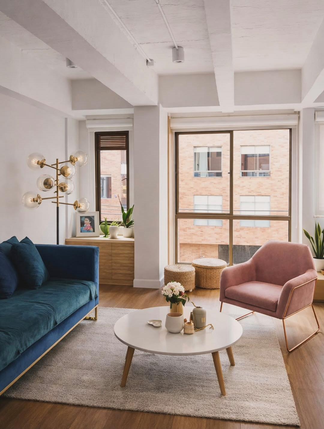 Sala de un proyecto residencial de Co. Diseño